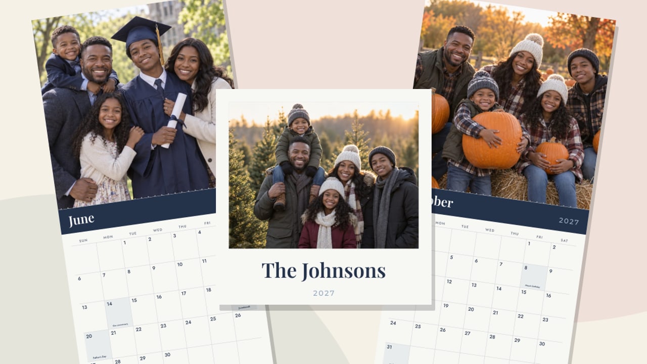 Photo wall calendars